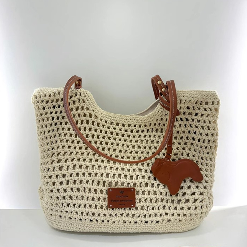 Sac fourre-tout tissé de plage - Tote Bag Beach avis et prix
