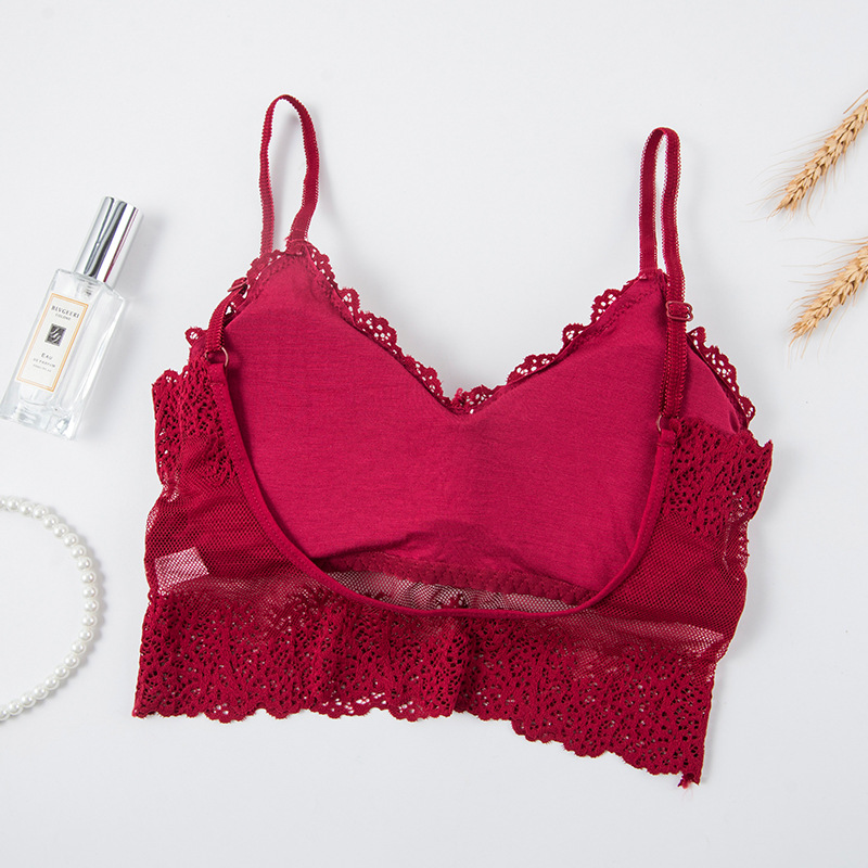 Soutien-gorge Push Up en dente - Bralette Triangle Set avis et prix