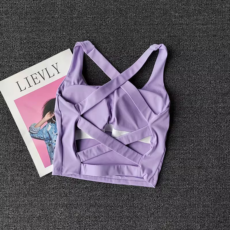 Soutien-gorge de sport push-up - Bralette Triangle Set avis et prix