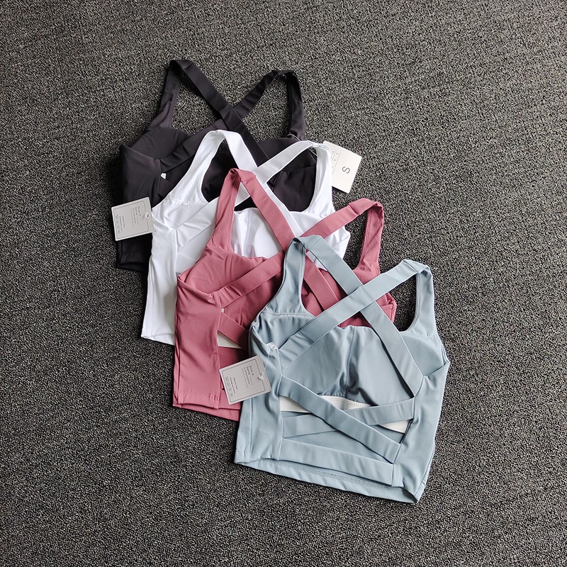 Soutien-gorge de sport push-up - Bralette Triangle Set avis et prix